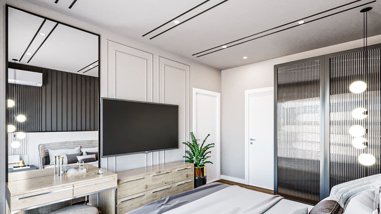 آپارتمان مدرن ۱ خوابه با استخر و گرمایش از کف - image 10