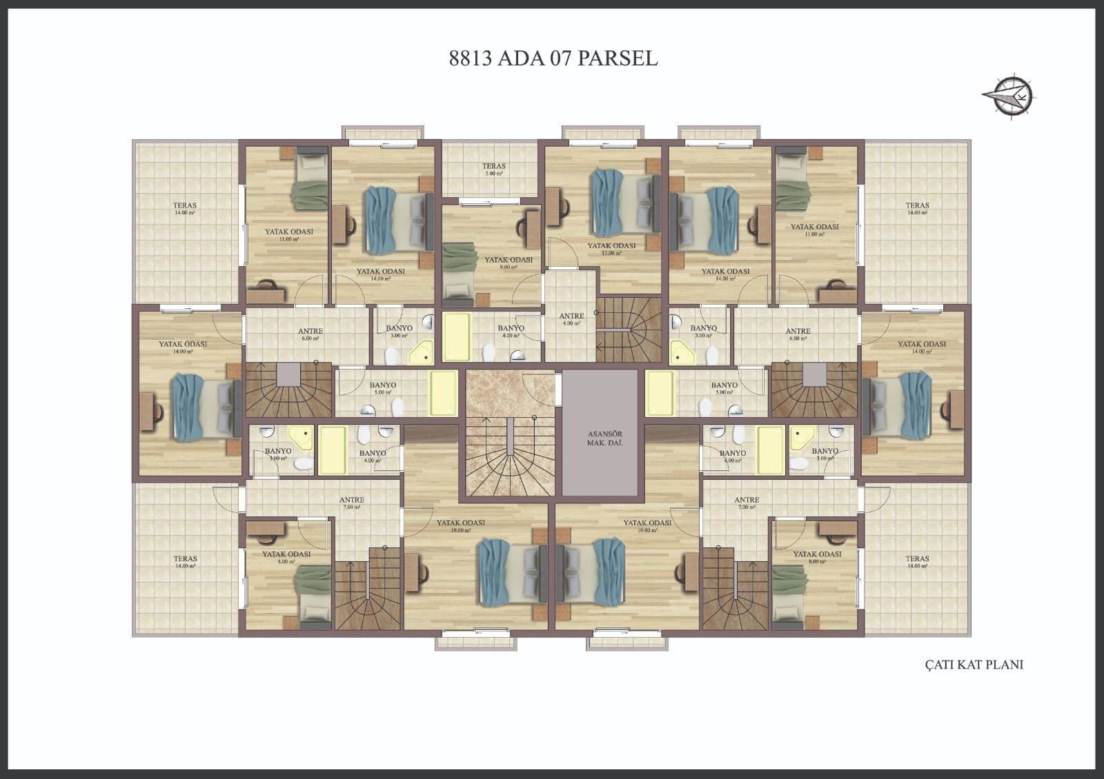 آپارتمان مدرن ۱ خوابه با استخر و گرمایش از کف - image 12