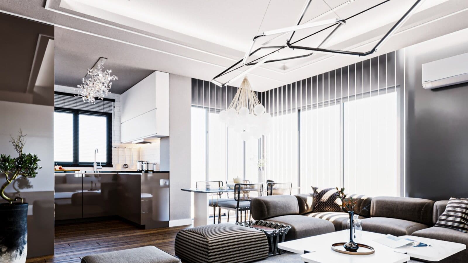 آپارتمان مدرن ۱ خوابه با استخر و گرمایش از کف - image 8